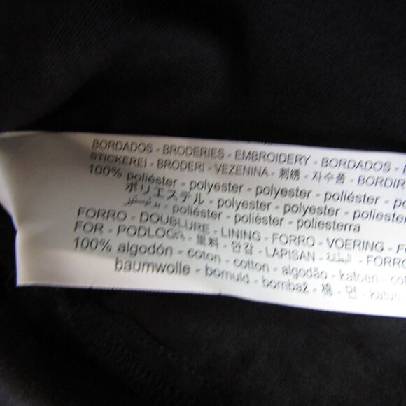 Zara Embroidered‎ Romper Women's Size XS Black & White NWT Lace Goth Shorts - Picture 13 of 13